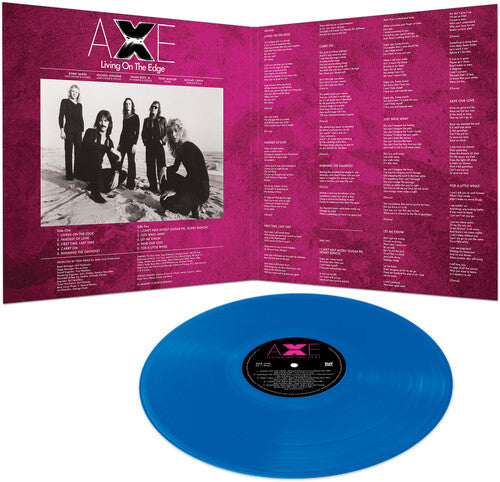 Axe: Living On The Edge (Blue Vinyl) - VINYL LP