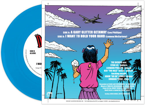 The Dickies: A Gary Glitter Getaway (Blue) - VINYL LP