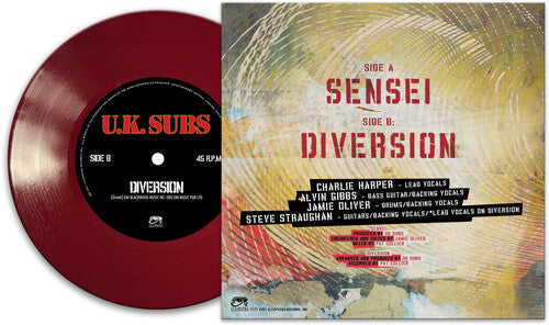 UK Subs: Sensei (Red) - VINYL LP