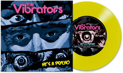 The Vibrators: He's A Psycho (Yellow) - VINYL LP