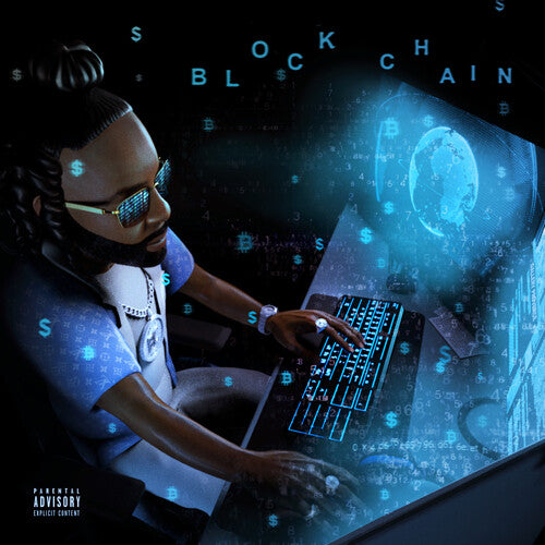 Money Man: Blockchain (Blue Seaglass Wave) - VINYL LP