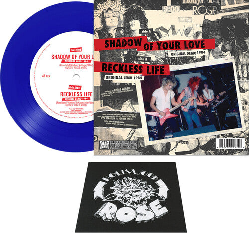 Hollywood Rose: Shadow Of Your Love / Reckless Life (blue) - VINYL LP