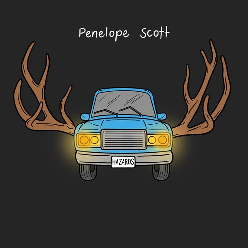 Penelope Scott: Hazards - White & Black A-Side/B-Side - VINYL LP