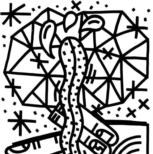 Chrisman: Makila - White W/black Splatter - VINYL LP