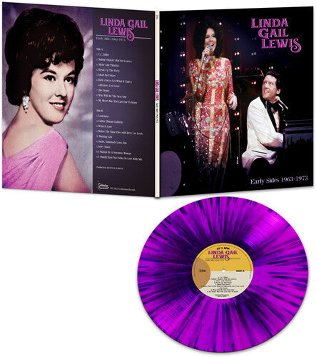 Linda Gail Lewis: Early Sides 1963-1973 - Purple Splatter - VINYL LP