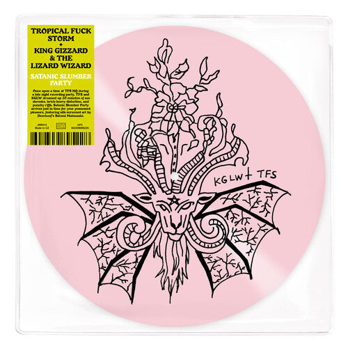 Tropical Fuck Storm & King Gizzard: Satanic Slumber Party - Pink Silkscreened - VINYL LP