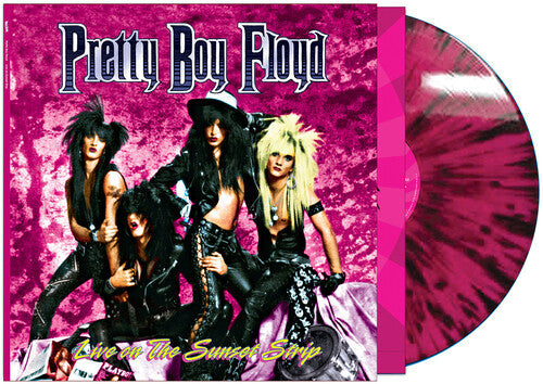 Pretty Boy Floyd: Live On The Sunset Strip - Pink/black Splatter - VINYL LP