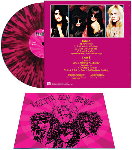 Pretty Boy Floyd: Live On The Sunset Strip - Pink/black Splatter - VINYL LP