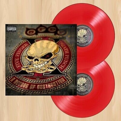 Five Finger Death Punch: A Decade Of Destruction - Crimson Red - VINYL LP