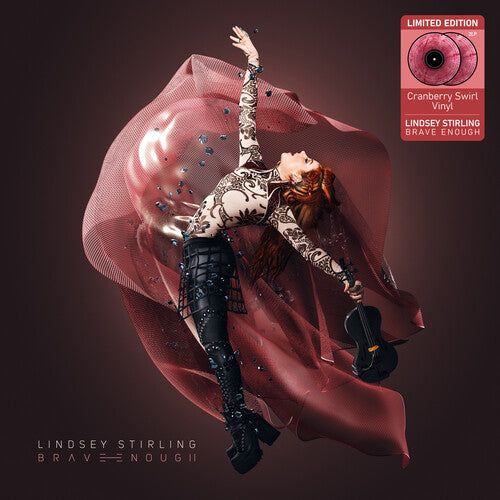 Lindsey Stirling: Brave Enough- Cranberry Swirl - VINYL LP