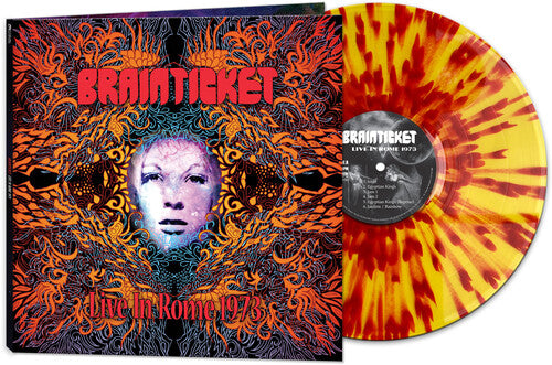 Brainticket: Live In Rome 1973 - Red/yellow Splatter - VINYL LP