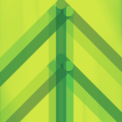 El Ten Eleven: Every Direction Is North - Green Glass - VINYL LP