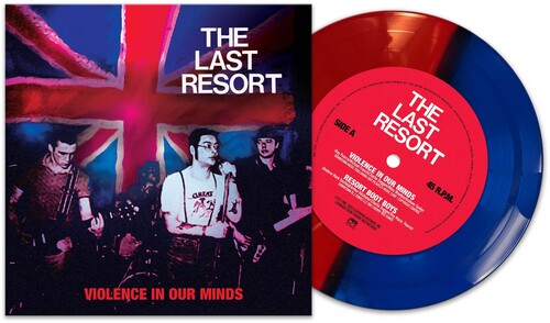 The Last Resort: Violence In Our Minds - RED/BLUE SPLIT - VINYL LP