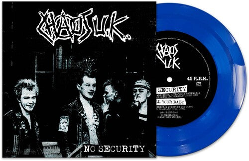 Chaos UK: No Security - Blue - VINYL LP