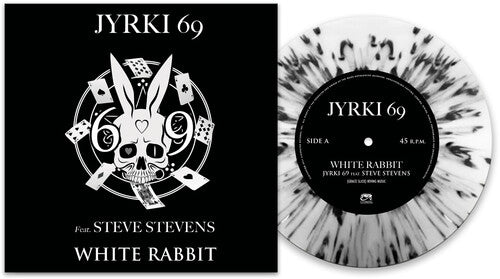 Steve Stevens: White Rabbit - Black/white Splatter - VINYL LP