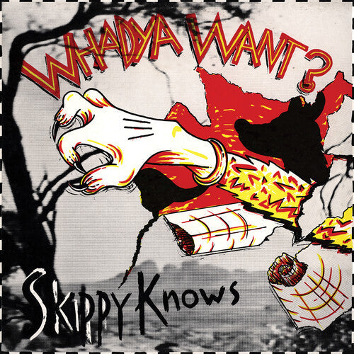 Whadya Want: Skippy Knows - White In Red - VINYL LP