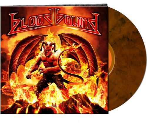 Bloodbound: Stormborn - Orange/black Marbled - VINYL LP