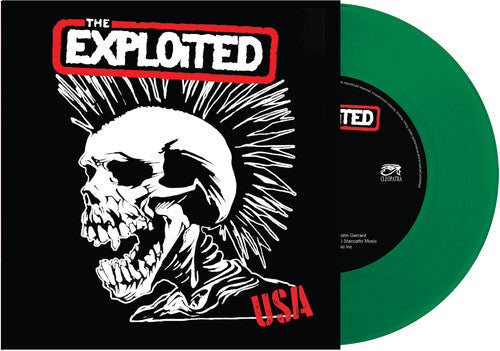 The Exploited: Usa - Green - VINYL LP
