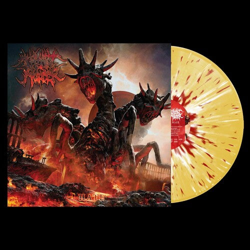 Thy Art Is Murder: Hate - Yellow W/red White Splatter - VINYL LP