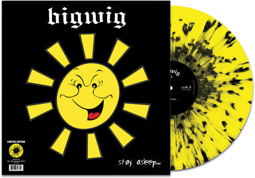 Bigwig: Stay Asleep - Yellow/black Splatter - VINYL LP