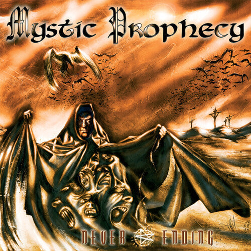 Mystic Prophecy: Never Ending - Transparent Orange - VINYL LP