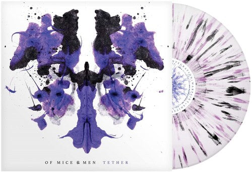 Of Mice & Men: Tether - White Purple Black Splatter - VINYL LP