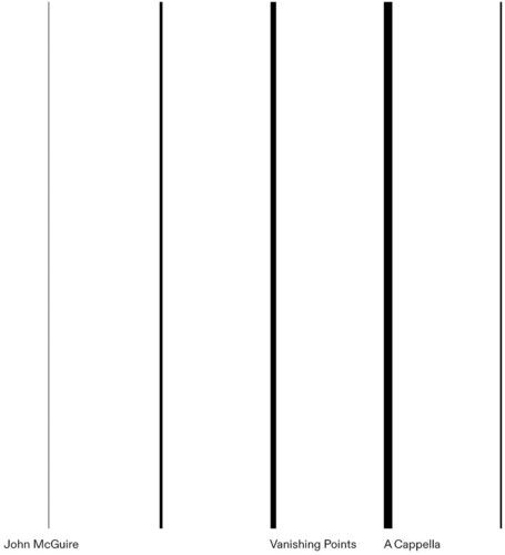 John McGuire: Vanishing Points / A Cappella - VINYL LP