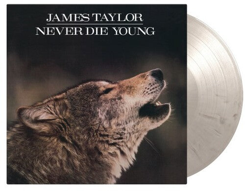 James Taylor: Never Die Young - Limited 180-Gram White & Black Marble Colored Vinyl - VINYL LP