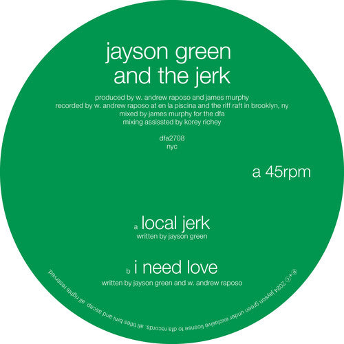 Local Jerk / I Need Love - VINYL LP