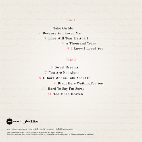 Julienne Taylor: Forever Our Love Remains - VINYL LP