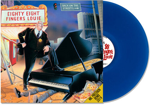 88 Fingers Louie: Back on the Streets (Remixed and Remastered) - Blue - VINYL LP