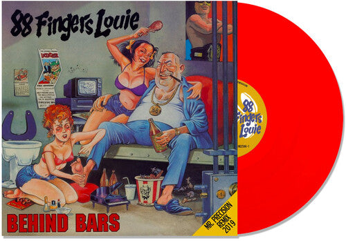 88 Fingers Louie: Behind Bars - Red - VINYL LP