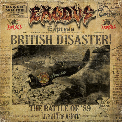 Exodus: British Disaster: The Battle of '89 (Live at the Astoria) - Gold - VINYL LP