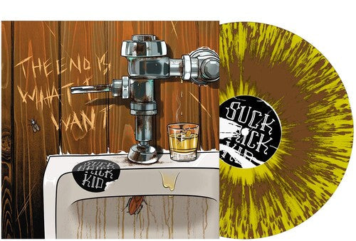 Suck Brick Kid: The End Is What I Want - Yellow & Brown Splatter - VINYL LP