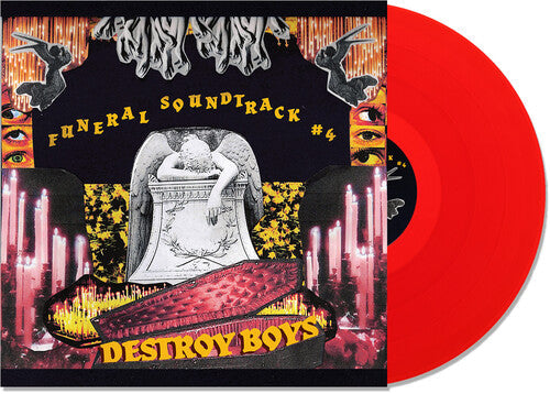 Destroy Boys: Funeral Soundtrack #4 - Transparent Red - VINYL LP
