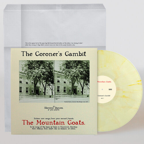 The Mountain Goats: Coroner's Gambit - Kandy Korn Hybrid Yellow - VINYL LP