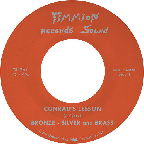 Bronze Silver & Brass: Conrad's Lesson - Transparent Red - VINYL LP