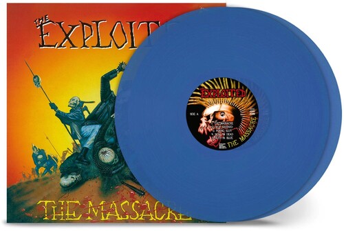 The Exploited: The Massacre (Special Edition) - Trans Blue - VINYL LP