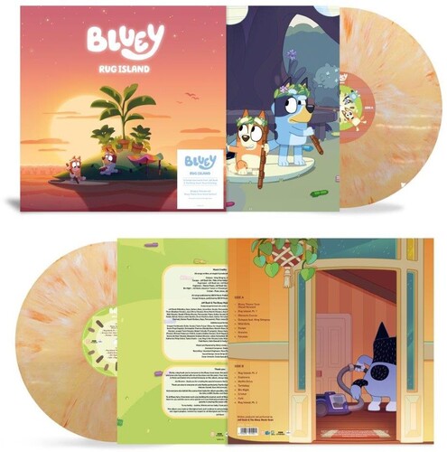 Bluey: Rug Island - Sunset Orange Colored Vinyl - VINYL LP