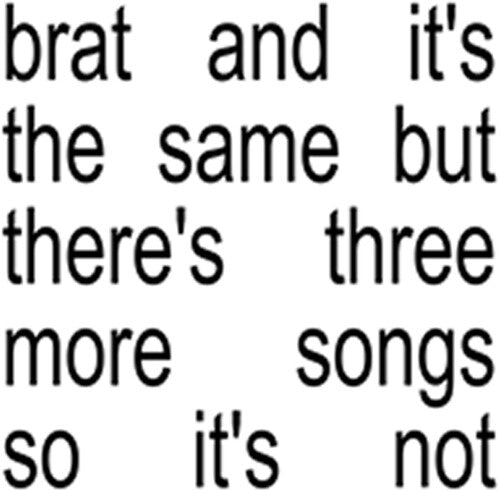 Charli XCX: Brat And It's The Same But There's Three More Songs So It's Not - VINYL LP