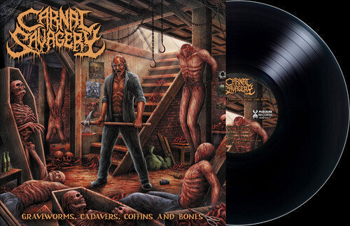 Carnal Savagery: Graveworms, Cadavers, Coffins and Bones - VINYL LP