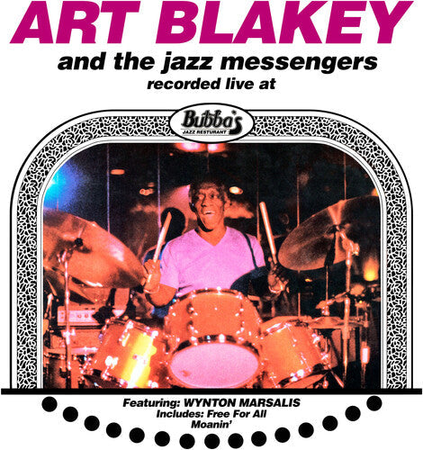 Art Blakey and The Jazz Messengers: Live At Bubba's 1980 - Clear Violet Colored Vinyl - VINYL LP