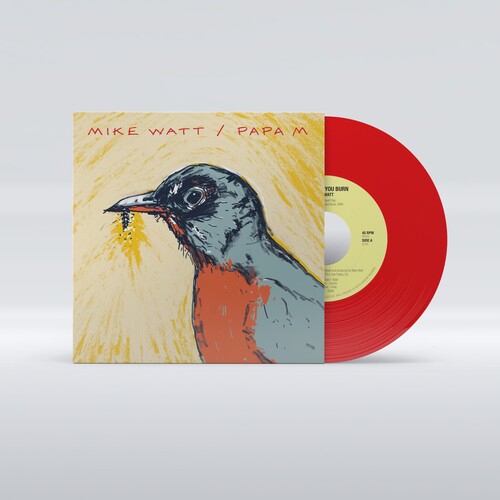 Mike Watt: Mike Watt // Papa M - Red Opaque - VINYL LP