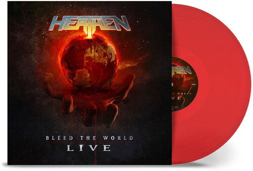 Heathen: Bleed the World: Live - Trans Red - VINYL LP