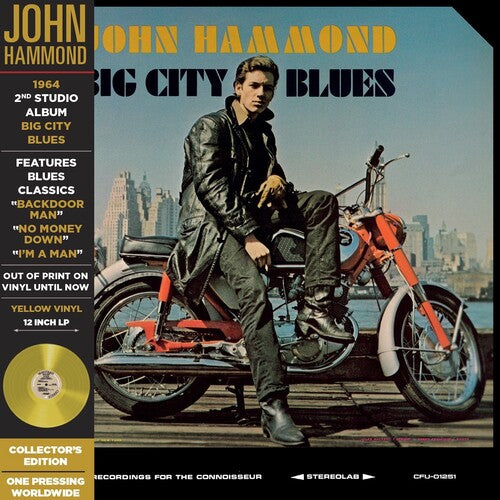 John Hammond: Big City Blues - Yellow - VINYL LP