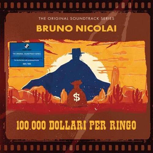 Bruno Nicolai: 100000 Dollari Per Ringo (Original Soundtrack) - Limited 180-Gram Transparent Orange Colored Vinyl with CD - VINYL LP