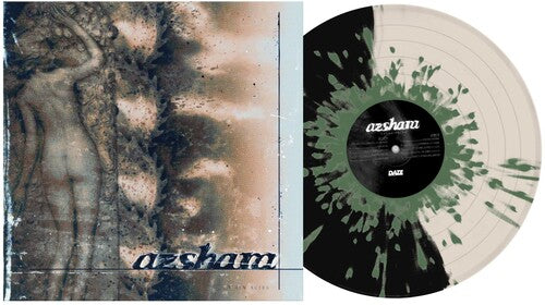Azshara: Ashen Skies - Half Black/Half Bone w/ Army Green Splatter - VINYL LP
