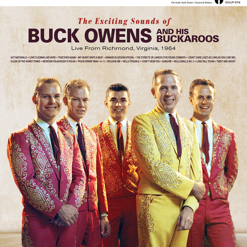 Buck Owens & His Buckaroos: The Exciting Sounds of Buck Owens And His Buckaroos Live From Richmond Virginia, 1964 (Strawberry Jam Colored Vinyl) - VINYL LP