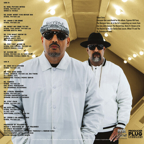 B-Real & Psycho Les: Real Psycho - Black Vinyl - VINYL LP
