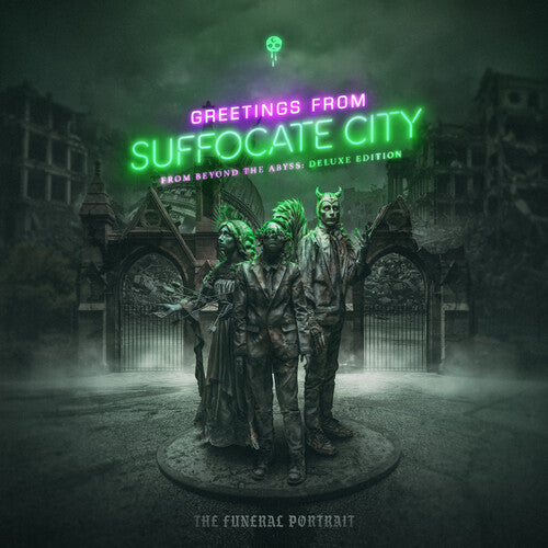 The Funeral Portrait: Greetings From Suffocate City - From Beyond The Abyss: Deluxe Edition - Green/Purple - VINYL LP